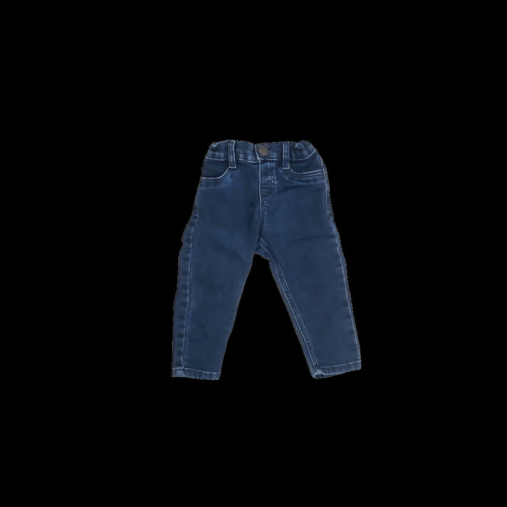 H&M Girls Dark Blue Jeans size: 9 Months